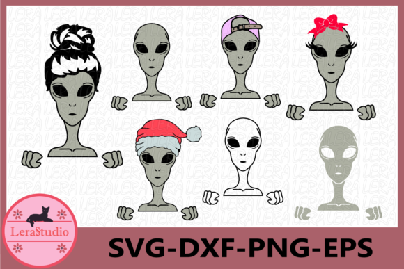 Alien Christmas Illustration for Branding and Marketing