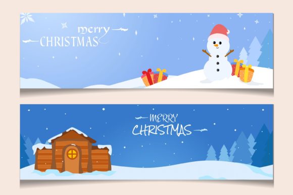 Christmas Banners with House and Snowman Embroidery Review