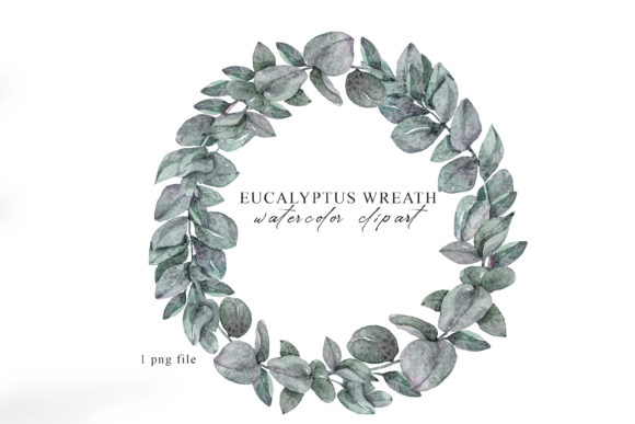 Christmas Eucalyptus Wreath Clipart Review