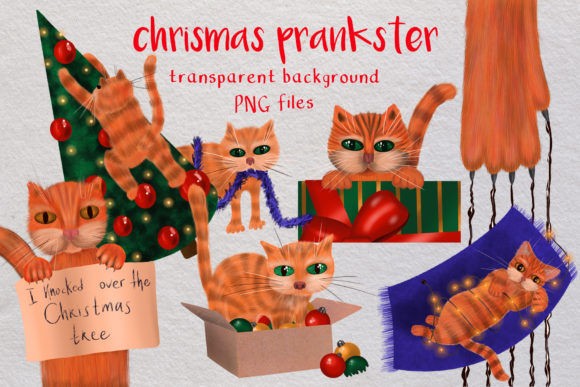 Christmas Prankster Illustrations for Seasonal Content
