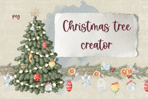 Clipart Creator Christmas Tree Illustrations