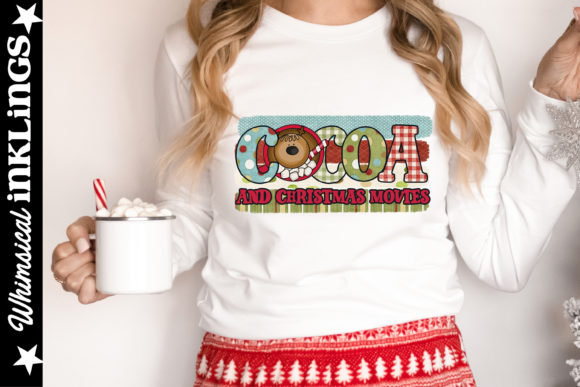 Cocoa and Christmas Movies Illustrations