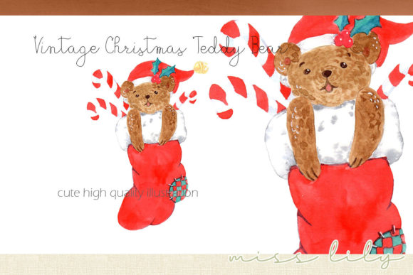 Teddy Bear in a Christmas Sock Embroidery Review