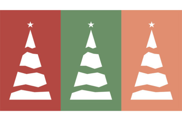 Transparent Shapes of Christmas Trees 3 for Illustrations