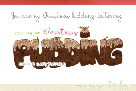 You Are My Christmas Pudding Lettering Review